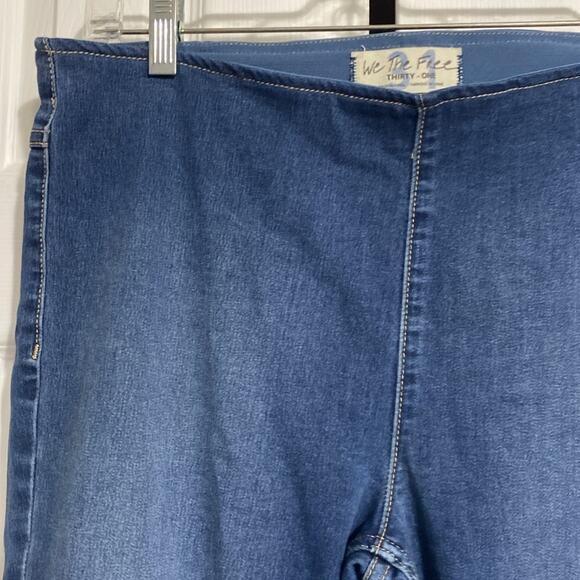 We the Free Thirty one flare leg denim blue jean pants size 31 - Picture 4 of 12